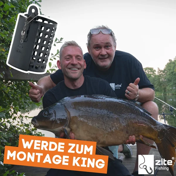 5x Metall-Futterkorb zum Feeder-Angeln bleifrei 80 g mit Wirbel Zite Fishing_auswahl5