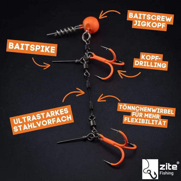 Zite Fishing Hecht Gummifisch-System L 13cm UV Aktiv 15g - ideal für Hechtköder 21-26 cm_auswahl3