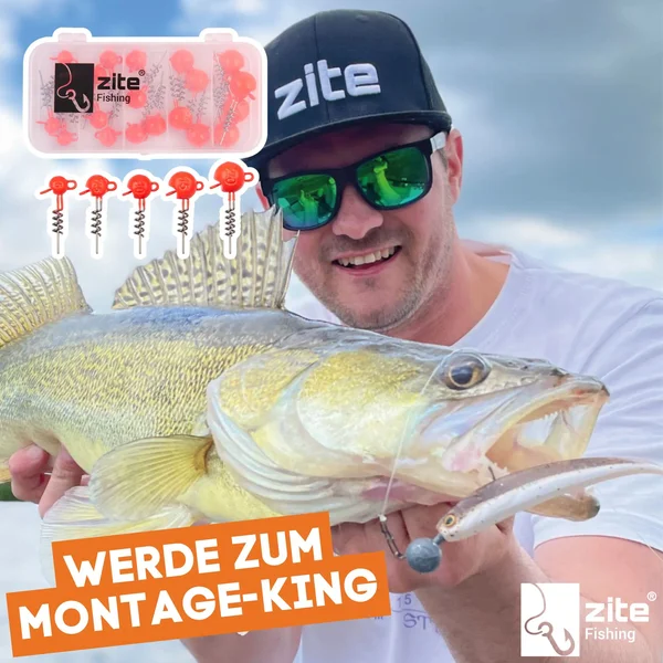 Zite Fishing Screw-In-Jigs Set 5-20g UV Aktiv Blei 25 STK in Box Gummiköder Angeln Raubfisch_auswahl4