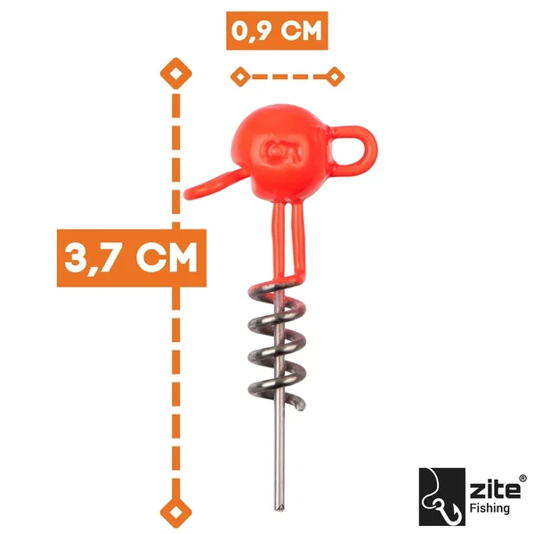 UV Screw-Jigs 5g Jigköpfe Blei Gummiköder Angeln Raubfisch 5STK_auswahl1