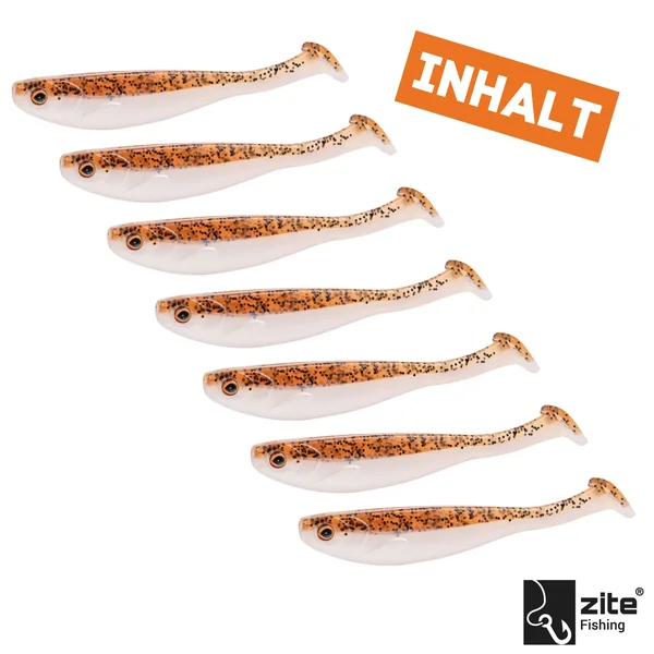 Inzite Pershad Classic Brownie 8 cm 7 STK Gummiköder Barsch_auswahl7