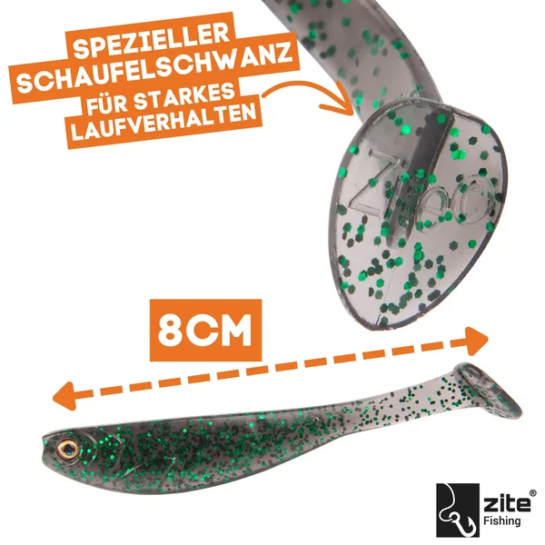 Inzite Pershad Black Vibe 8 cm 7 STK Gummiköder Barsch_auswahl1