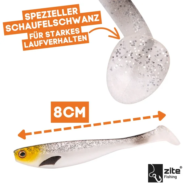 Inzite Pershad Golden Voltage 8 cm 7 STK Gummiköder Barsch_auswahl1