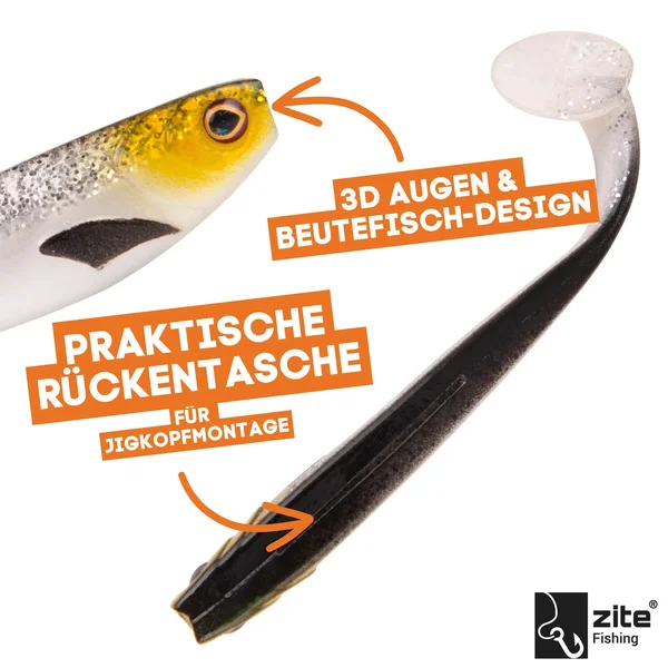 Inzite Pershad Golden Voltage 8 cm 7 STK Gummiköder Barsch_auswahl3