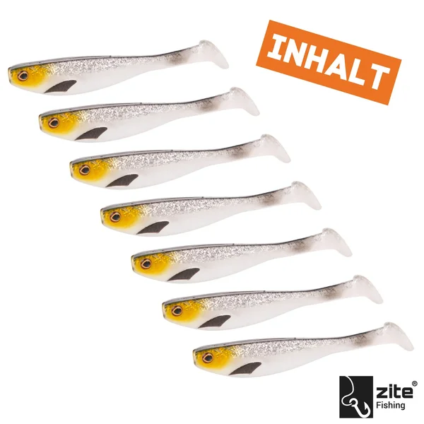 Inzite Pershad Golden Voltage 8 cm 7 STK Gummiköder Barsch_auswahl7