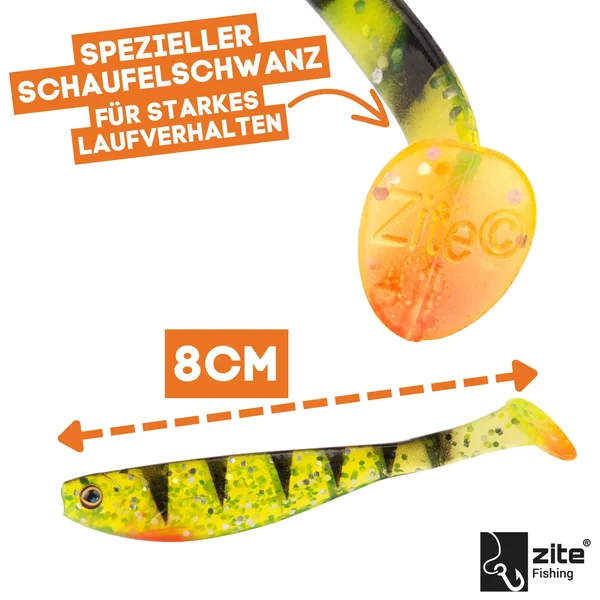Inzite Pershad Lightning Perch 8 cm 7 STK Gummiköder Barsch_auswahl1