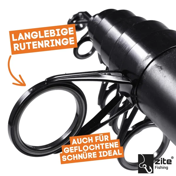 Stellfischrute 750cm 50-160g Teleskoprute Hecht Zander Angeln 8-teilig Zite Fishing _auswahl3