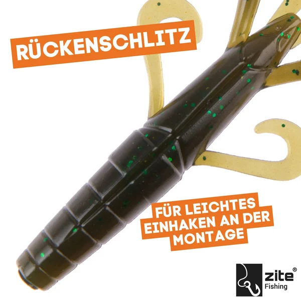 Gummiköder Krebsimitat Barsch & Zander Angeln Inzite Braw Mossy Swamp 8 STK Zite Fishing_auswahl3