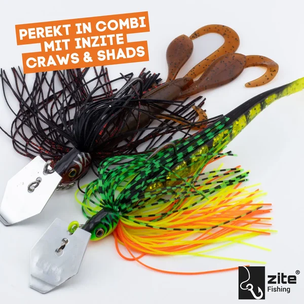 Inzite Blader Set 10-21g 5 STK Bladed Jig Raubfischköder Starke Vibration & Trailerfähig_auswahl7