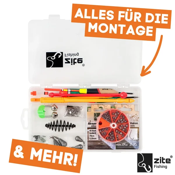 Allround Angelset – Angelruten Sparset – mit Teleskopruten, Rollen bespult, Rutentasche & GRATIS Zubehör-Set_auswahl4