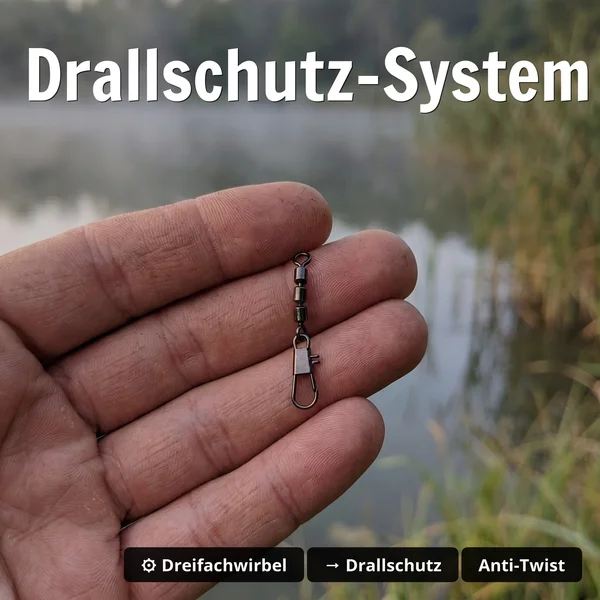 Zite Fishing Schlepp-Posen Set Rund 3g – Vorgebleit mit Dreifachwirbel & Gummistopper für Forelle & Hecht_auswahl3