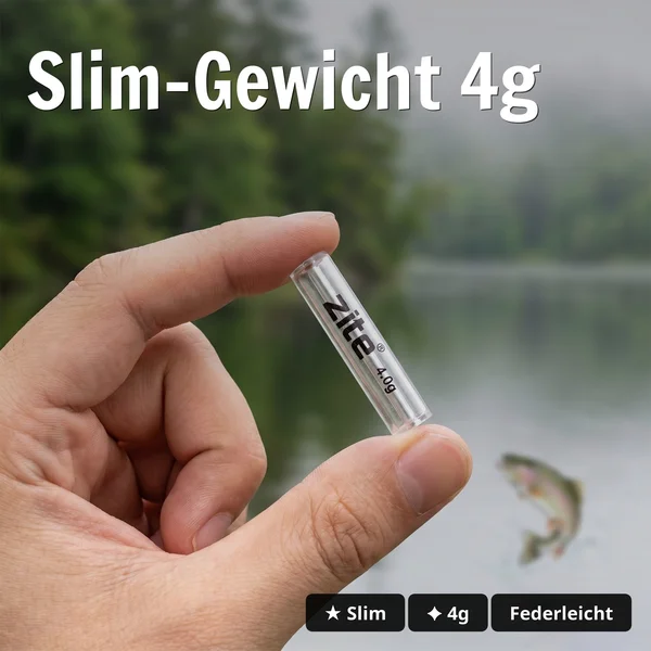 Zite Fishing Schlepp-Posen Set 4g – Laufpose Forelle & Hecht mit Dreifachwirbel_auswahl4
