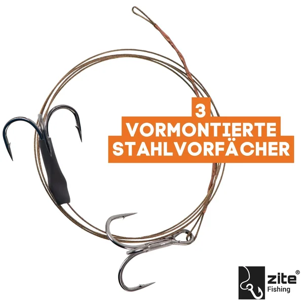 Deadbait Kristall-Hechtposen Sortiment - Raubfischposen mit Köderfisch System, Bleigewichte & mehr für das Hechtangeln_auswahl3