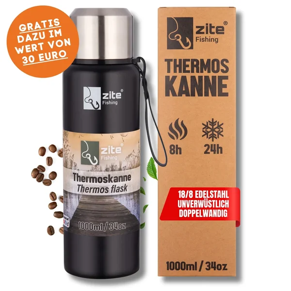 Multi-Angelkoffer Sparset mit Sitzkiepe, gummiertem Kescher, Hakenlöserzange, Fischtöter & GRATIS Thermoskanne_auswahl2
