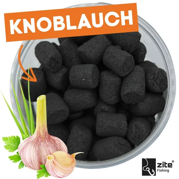 Troutmallows Angelköder Forelle Schwarz Knoblauch-Aroma 40 g Zite Fishing_auswahl2