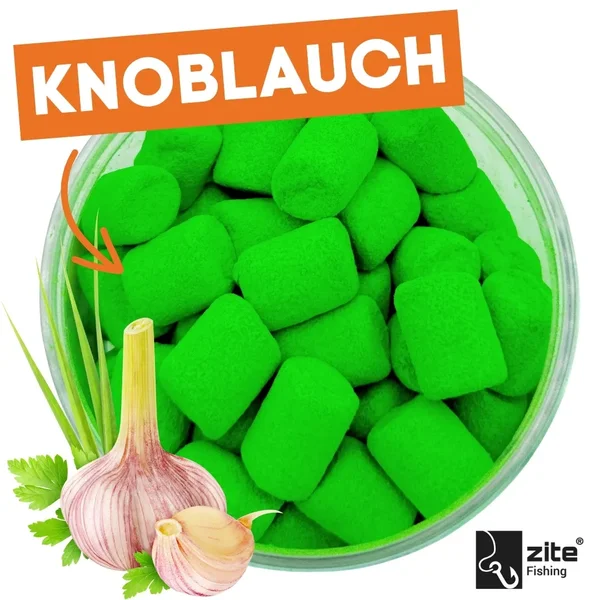 Troutmallows Angelköder Forelle Grün Knoblauch-Aroma 40 g Zite Fishing_auswahl2