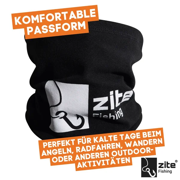 Zite Fishing Schlauchschal Schwarz für Erwachsene für Angeln & Outdoor_auswahl1