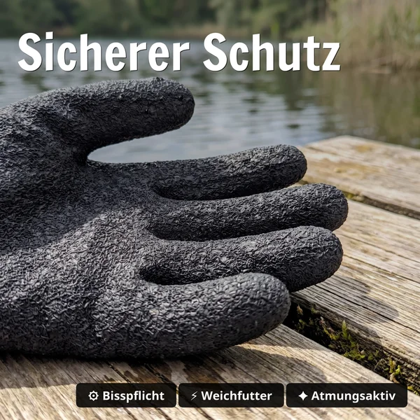 Zite Fishing Landehandschuhe L/XL mit Magnet-Karabiner – rutschfester Landegriff & schnell trocknendes Innenfutter_auswahl4