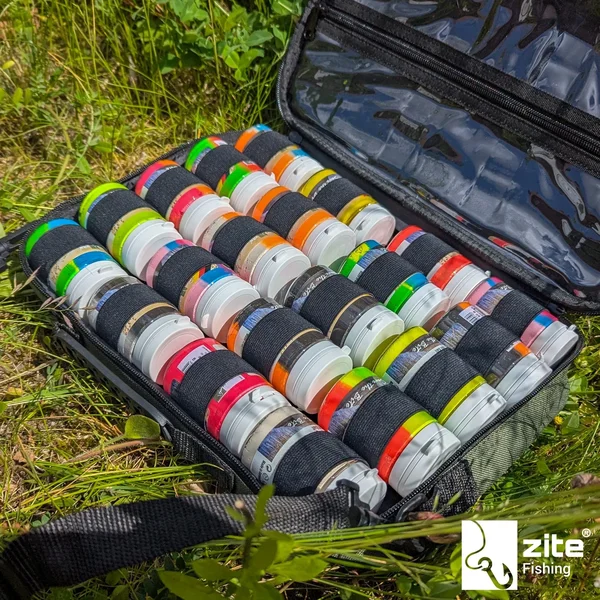 Forellenteig Tasche 23x36x6cm für 20 Forellenpasten Dosen Wasserfest & Tragbar_auswahl9