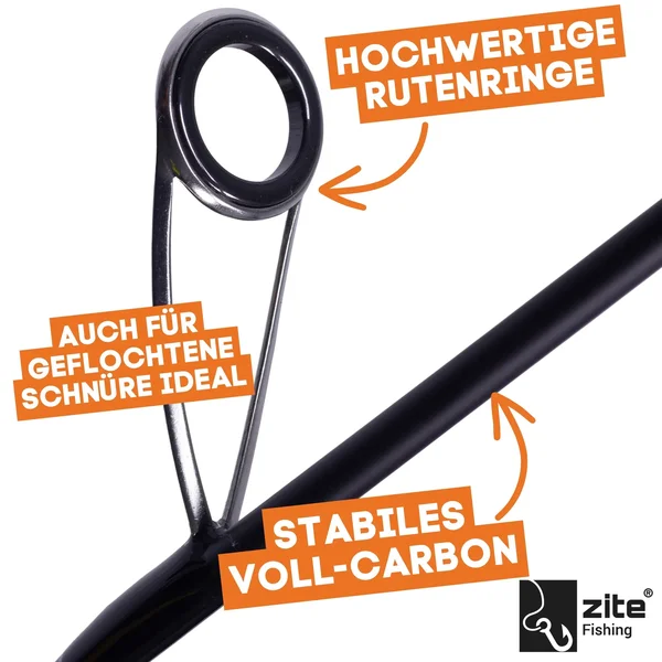 Ultra Light Forellen Gummiköder Rute Solid Tip UL Strike Forellenrute 0,5-3g 200cm_auswahl2
