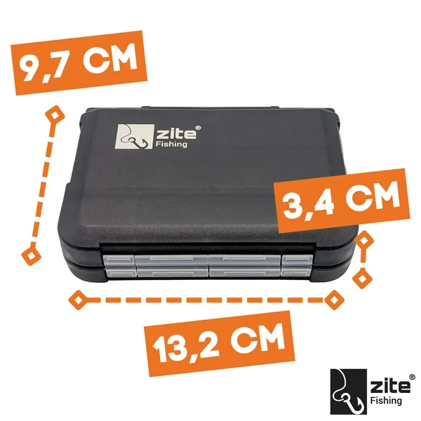 Zite Fishing Pocket Sorting Box Set 13,2 x 9,7 x 3,4 cm 3 STK je 16 Fächern einzeln verschließbar _auswahl1