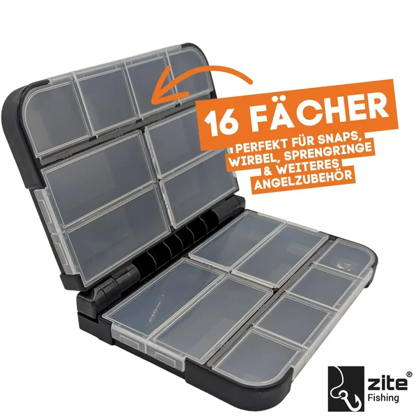 Zite Fishing Pocket Sorting Box Set 13,2 x 9,7 x 3,4 cm 3 STK je 16 Fächern einzeln verschließbar _auswahl2