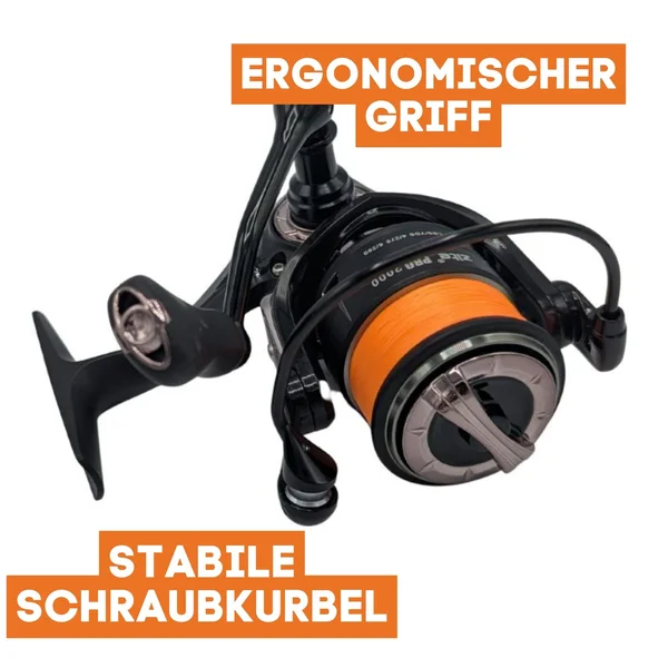 Zite Fishing Spinning Reel Pro 2000 bespult Spinnrolle mit Frontbremse 8+1 2 Aluminiumspulen für Spinnfischen_auswahl10
