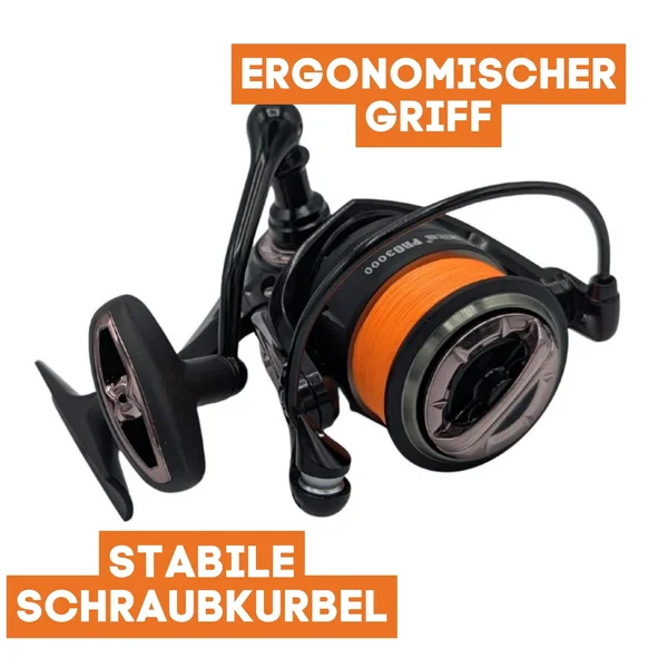 Zite Fishing Spinning Reel Pro 3000 bespult Spinnrolle mit Frontbremse 8+1 2 Aluminiumspulen für Spinnfischen_auswahl10