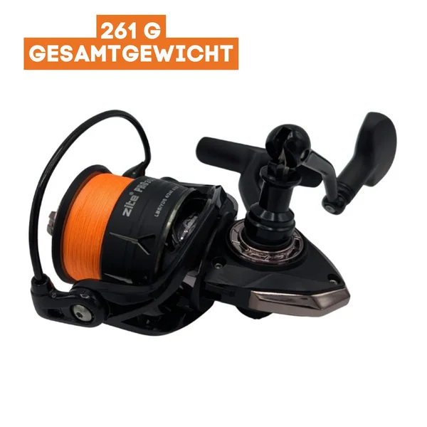 Zite Fishing Spinning Reel Pro 3000 bespult Spinnrolle mit Frontbremse 8+1 2 Aluminiumspulen für Spinnfischen_auswahl7