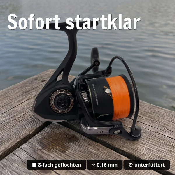 Zite Fishing Spinning Reel Pro 4000 bespult Spinnrolle mit Frontbremse 8+1 2 Aluminiumspulen für Spinnfischen_auswahl3