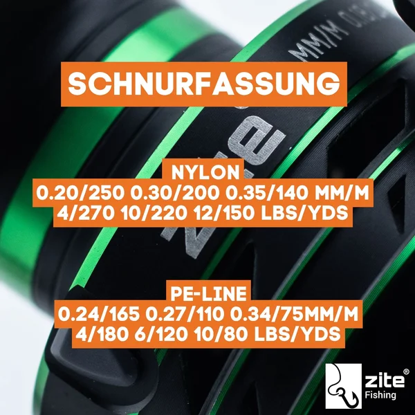 Spinning Reel Base 3000 Spinnrolle mit Frontbremse 5+1 2 Aluminiumspulen für Forelle & Barsch Spinnfischen_auswahl12