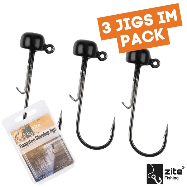 Tungsten Standup Jigs 1# 3,5g für Gummiköder - Bleifreier Angelhaken_auswahl3