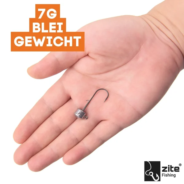 Stand Up Jigs 1/0# 7g für Gummiköder - Jighaken Grundangeln 5 Stück im Pack_auswahl2