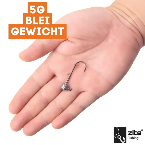 Stand Up Jigs 2/0# 5g für Gummiköder - Jighaken Grundangeln 5 Stück im Pack_auswahl2