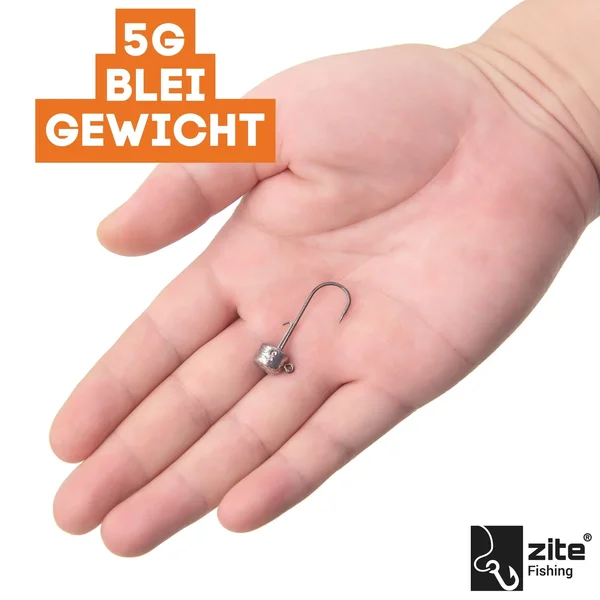 Stand Up Jigs 2/0# 10g für Gummiköder - Jighaken Grundangeln 5 Stück im Pack_auswahl2