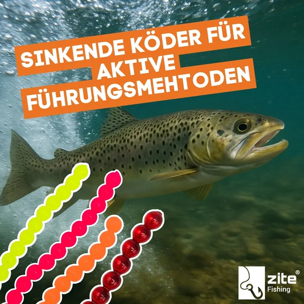 Salmy Beads Bienenmadenöl gelb 8 mm 60 Stück Köder Trout Eggs Zite Fishing_auswahl5