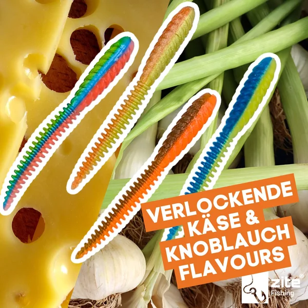 Twerky Tailer Gummiköder Forelle Starterset mit Tungsten Jighaken & Cheburashka Zite Fishing_auswahl8