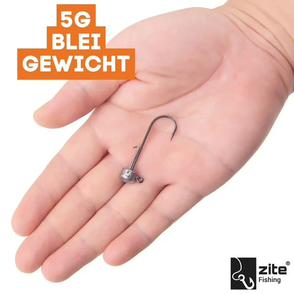 Stand Up Jigs 3/0# 5g für Gummiköder - Jighaken Grundangeln 5 Stück im Pack_auswahl2
