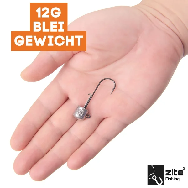 Stand Up Jigs 3/0# 12g für Gummiköder - Jighaken Grundangeln 5 Stück im Pack_auswahl2