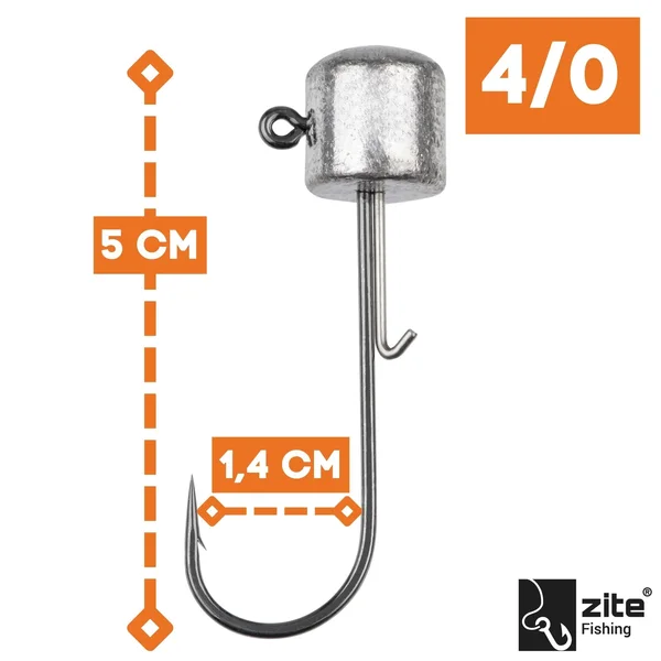 Stand Up Jigs 4/0# 12g für Gummiköder - Jighaken Grundangeln 5 Stück im Pack_auswahl1