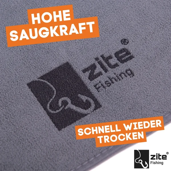 Microfaser Handtuch hohe Saugkraft schnell trocknend inkl. Karabiner  Angeln & Outdoor Zite Fishing_auswahl1