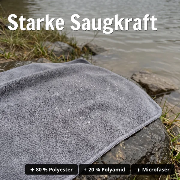 Microfaser Handtuch hohe Saugkraft schnell trocknend inkl. Karabiner Angeln & Outdoor Zite Fishing_auswahl2