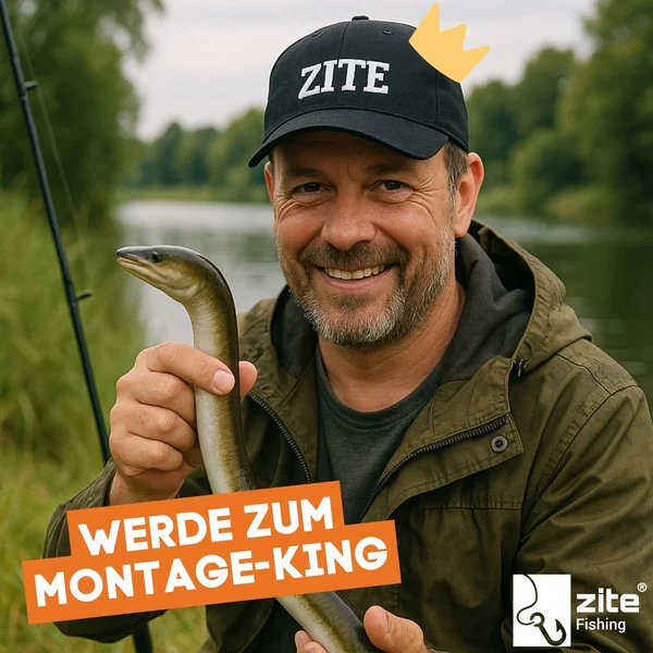 Premium Owner Vorfachhaken Aal Größe 4# mit Fluorocarbon Schnur 10 STK Angelfertig montiert_auswahl4