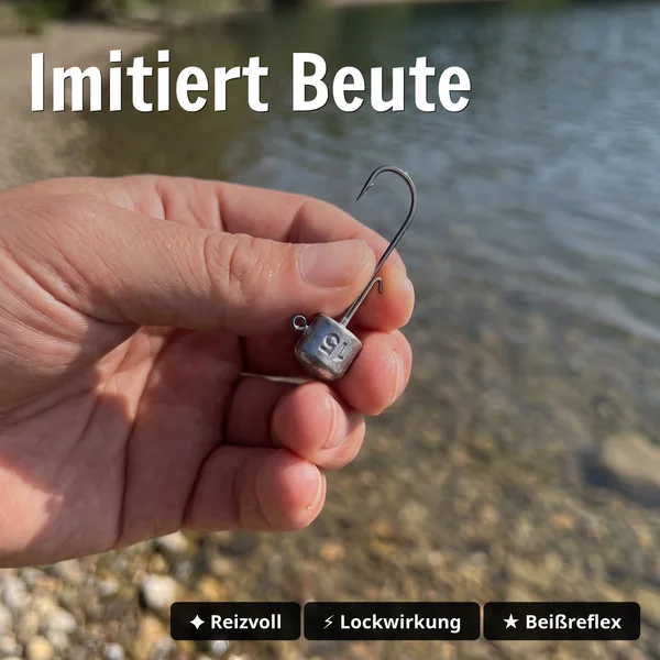 Zite Fishing Stand Up Jig Set 5-15g für Gummiköder - Jighaken Grundangeln 25 Stück in Sortierbox_auswahl4