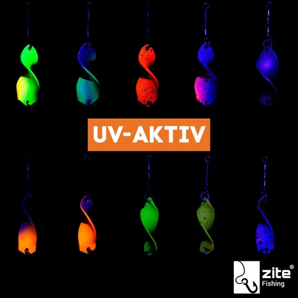 Zite Fishing Spiral Strike Shooter Spoon Set - 10 Stück Forellen-Spoons mit Ownerhaken in Köderbox_auswahl4