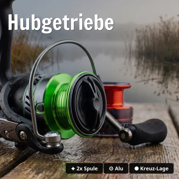 Zite Fishing Trout Reel 2000 Forellenrolle 3+1 Kugellager 2 Aluminiumspulen Angelrolle für Forellenangeln_auswahl4