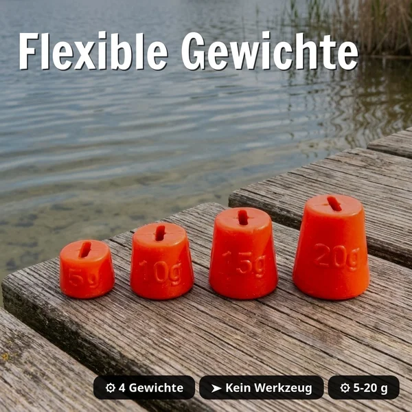 Zite Fishing Variables Hechtsystem S 9cm UV Neon 5-20g - ideal für Gummiköder 15-20 cm_auswahl2