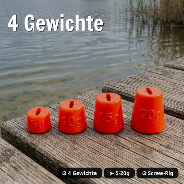 Zite Fishing Variables Hechtsystem L 13cm UV Neon 5-20g - ideal für Gummiköder 21-26 cm_auswahl3