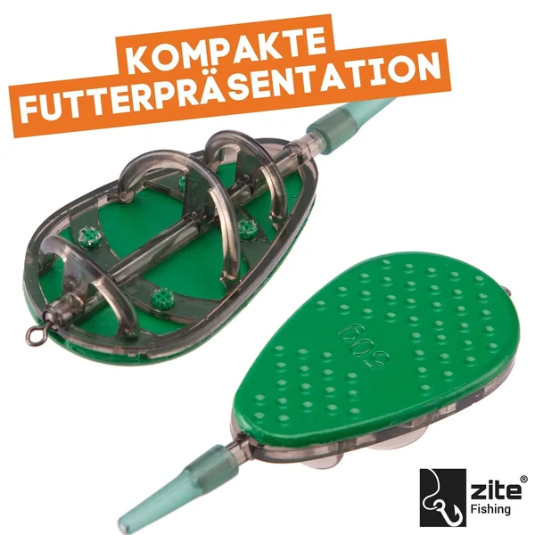 Method Feeder Set – 4 Method Feeder 30-60 g mit Form Kompaktes Grundangeln Zite Fishing_auswahl3