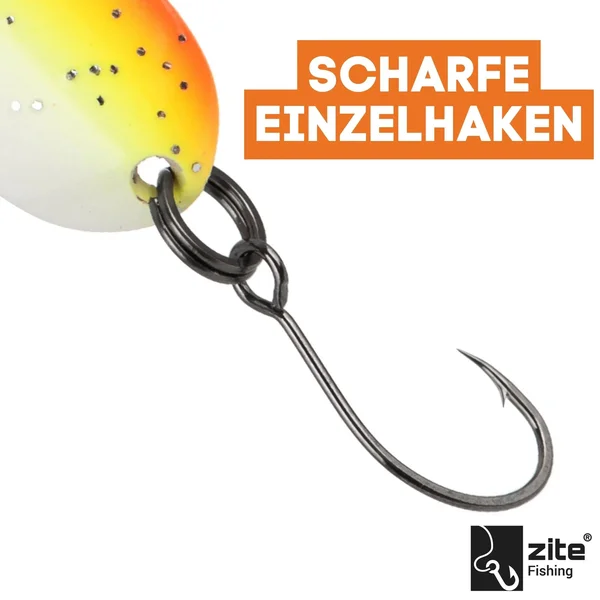 The Troutforce Spoon ZAP! 1,7 g – Mr. Boombolt – UV-aktiver UL Forellenköder Zite Fishing _auswahl2